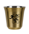 Kubek złoty 80 ml, SPORTY (czarny) kubek termiczny na kawe | 65,00 zł