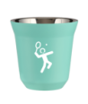 Kubek turkusowy 80 ml, TENIS 2 (biały) kubek termiczny na kawe | 65,00 zł