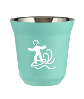 Kubek turkusowy 80 ml, WINDSURFING (biały) kubek termiczny na kawe | 65,00 zł