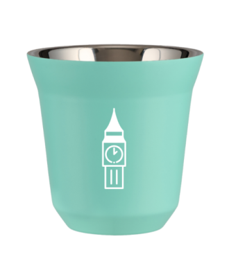 Kubek turkusowy 80 ml, BIG BEN (biały) kubek termiczny na kawe | 65,00 zł
