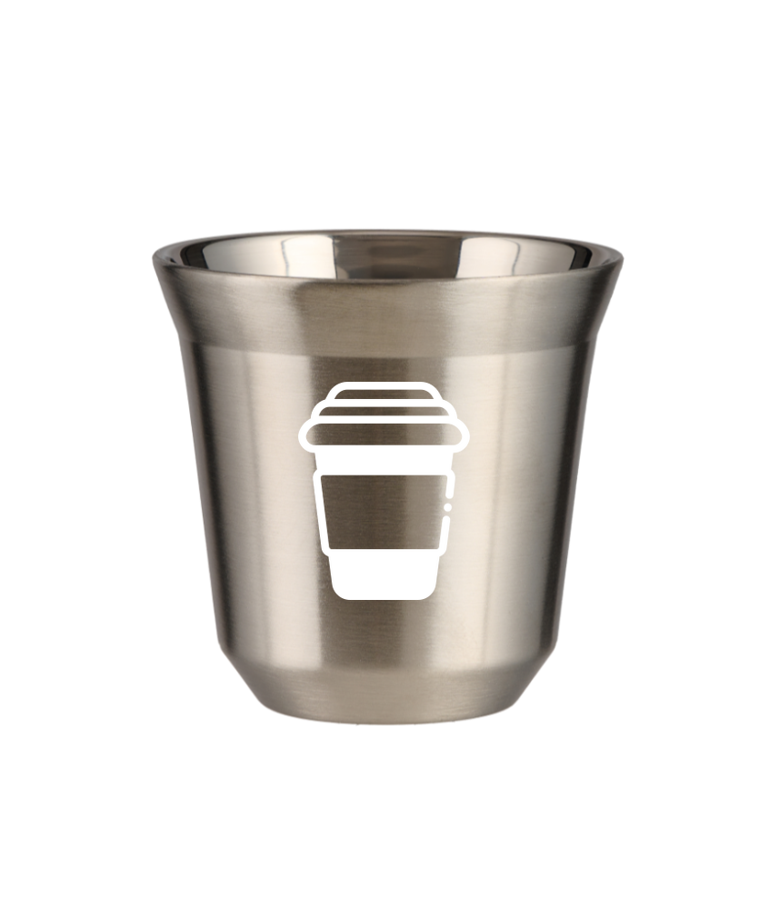 Kubek 80 ml SREBRNY "Kubek (biały)"