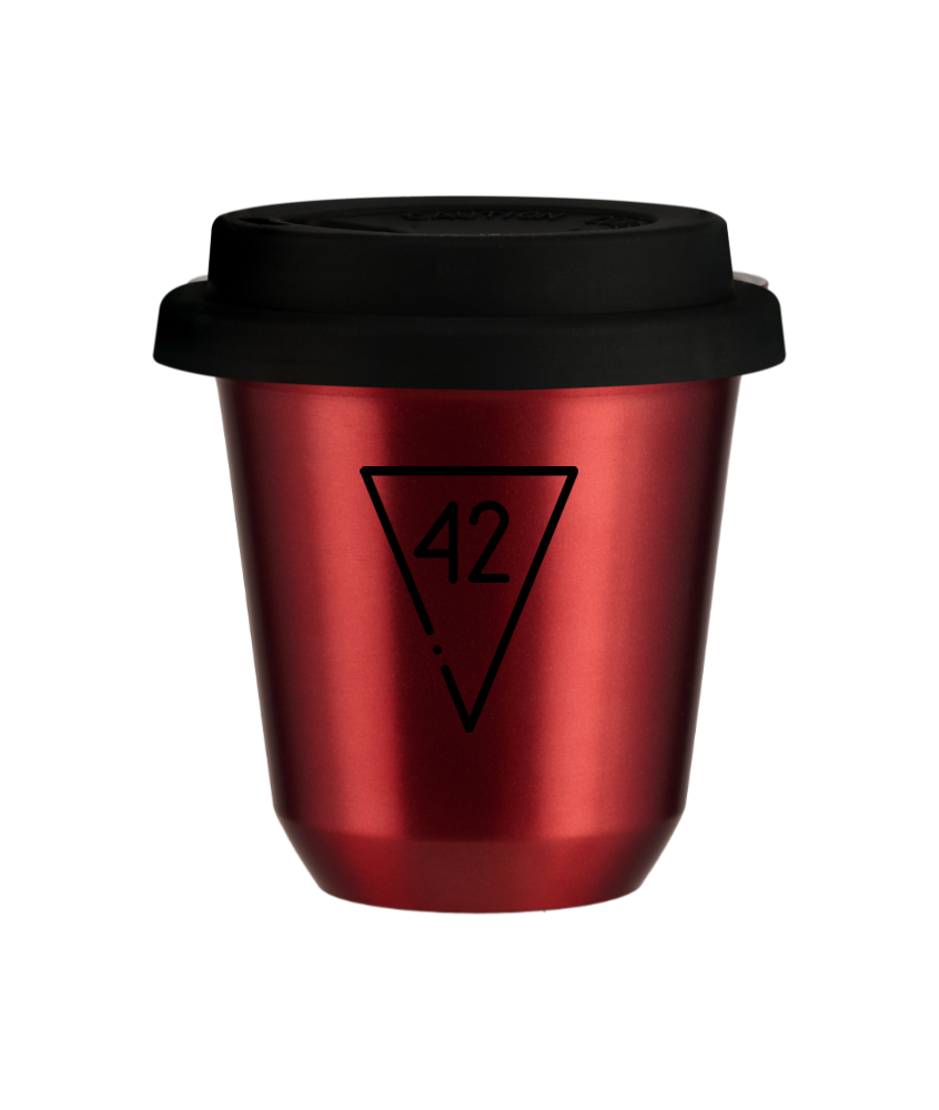 Kubek czerwony 80 ml, 42 (czarny) z pokrywką czarną kubek termiczny na kawe | 70,00 zł Kubek czerwony 80 ml, 42 (czarny) z pokrywką czarną kubek termiczny na kawe | 70,00 zł
