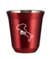 Kubek czerwony 80 ml, WŁOCHY (biały) kubek termiczny na kawe | 65,00 zł