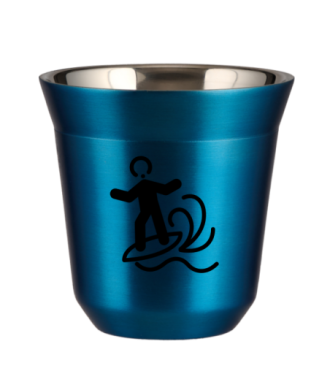 Kubek niebieski 80 ml, WINDSURFING kubek termiczny na kawe | 65,00 zł