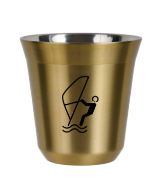Kubek złoty 80 ml, SPORTY WODNE kubek termiczny na kawe | 65,00 zł