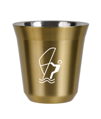 Kubek złoty 80 ml, SPORTY WODNE (biały) kubek termiczny na kawe | 65,00 zł