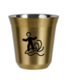 Kubek złoty 80 ml, WINDSURFING (czarny) kubek termiczny na kawe | 65,00 zł