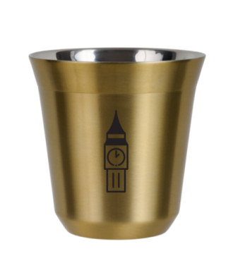 Kubek złoty 80 ml, BIG BEN kubek termiczny na kawe | 65,00 zł