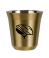Kubek złoty 80 ml, KASK (czarny) kubek termiczny na kawe | 65,00 zł