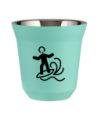 Kubek turkusowy 80 ml, WINDSURFING (czarny) kubek termiczny na kawe | 65,00 zł