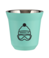Kubek turkusowy 80 ml, CZAPKA kubek termiczny na kawe | 65,00 zł