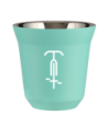Kubek turkusowy 80 ml, KOLARSTWO 1 (biały) kubek termiczny na kawe | 65,00 zł