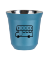 Kubek jasnoniebieski 80 ml, AUTOBUS (czarny) kubek termiczny na kawe | 65,00 zł