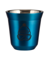 Kubek niebieski 80 ml, CZAPKA (czarny) kubek termiczny na kawe | 65,00 zł