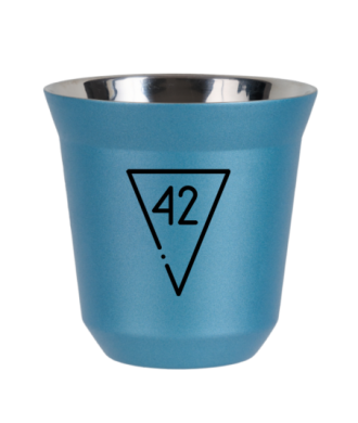 Kubek jasnoniebieski 80 ml, 42 (czarny) kubek termiczny na kawe | 65,00 zł