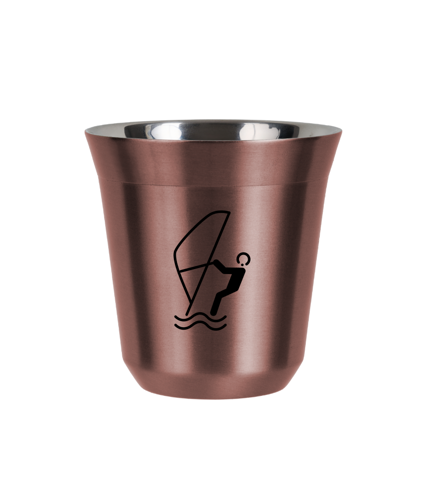 Kubek 80 ml RÓŻOWE ZŁOTO "Sporty wodne"