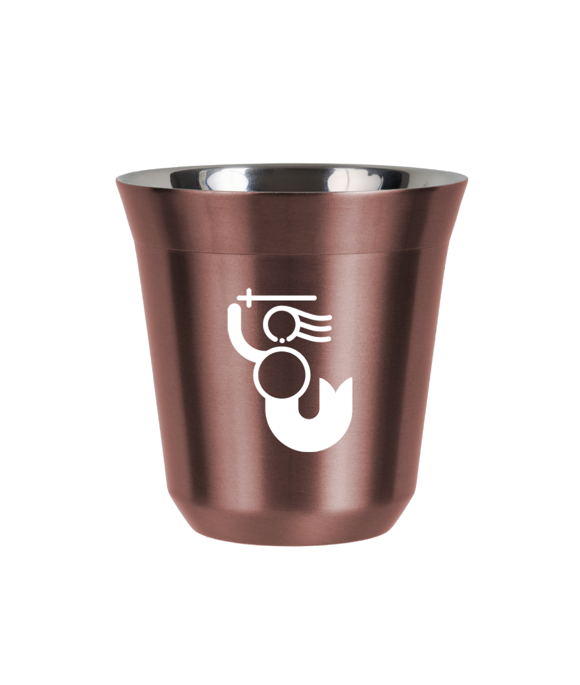Kubek 80 ml RÓŻOWE ZŁOTO "WARSZAWSKA SYRENKA (biały)" Kubek 80 ml RÓŻOWE ZŁOTO "WARSZAWSKA SYRENKA (biały)"