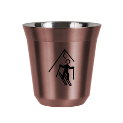 Cup 80 ml ROSE GOLD "Skiing"