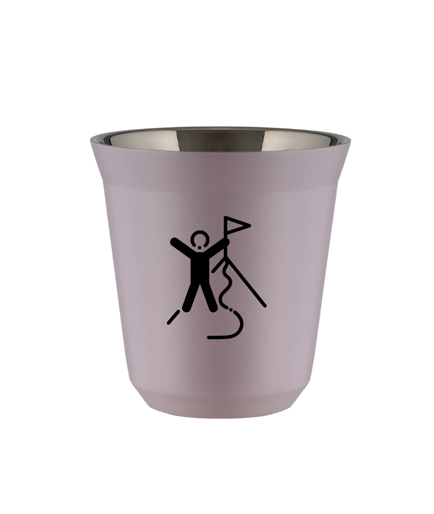 Kubek 80 ml LAWENDOWY "Wspinaczka 1"