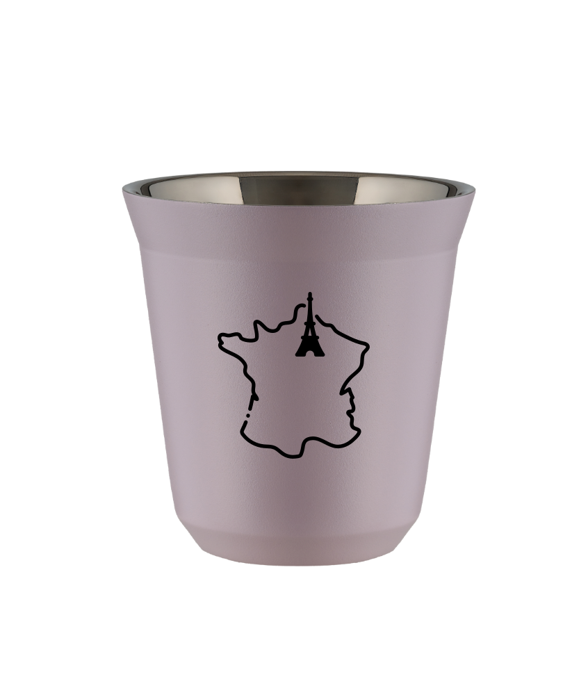 Kubek 80 ml LAWENDOWY "Francja"