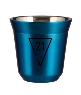 Kubek niebieski 80 ml, 21 (czarny)