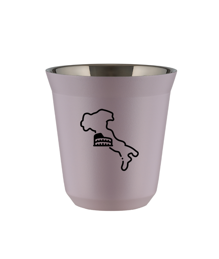 Kubek 80 ml LAWENDOWY "Włochy"