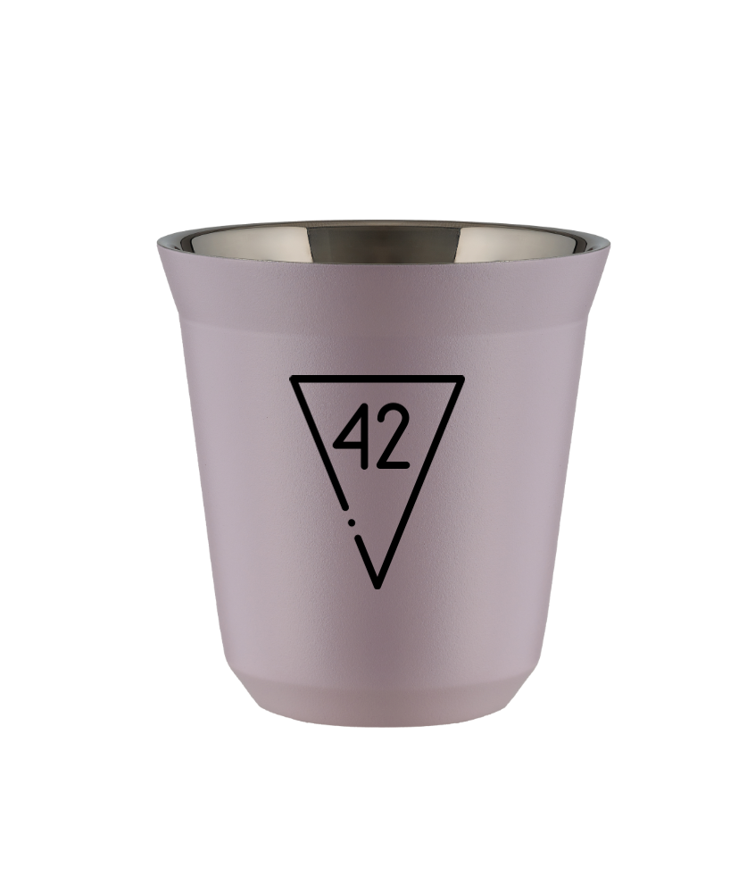 Kubek 80 ml LAWENDOWY "42"