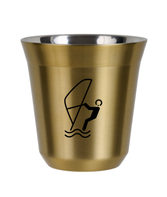 Kubek złoty 80 ml, SPORTY WODNE (czarny)