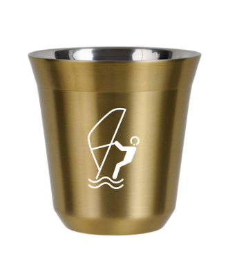 Kubek złoty 80 ml, SPORTY WODNE (biały)