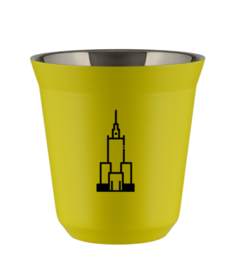 Kubek canary yellow 80 ml, PALAC KULTURY I NAUKI kubek termiczny na kawe | 65,00 zł