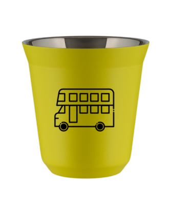 Kubek canary yellow 80 ml, AUTOBUS kubek termiczny na kawe | 65,00 zł