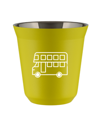 Kubek canary yellow 80 ml, AUTOBUS (bialy) kubek termiczny na kawe | 65,00 zł