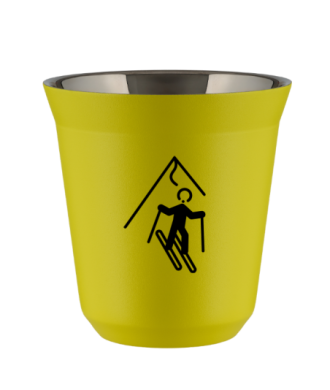 Kubek canary yellow 80 ml, NARCIARSTWO (czarny) kubek termiczny na kawe | 65,00 zł