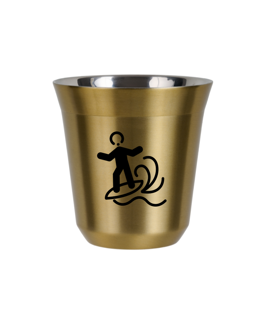 Kubek złoty 80 ml, WINDSURFING (czarny) kubek termiczny na kawe | 65,00 zł Kubek złoty 80 ml, WINDSURFING (czarny) kubek termiczny na kawe | 65,00 zł