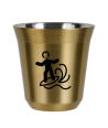 Kubek złoty 80 ml, WINDSURFING (czarny) kubek termiczny na kawe | 65,00 zł