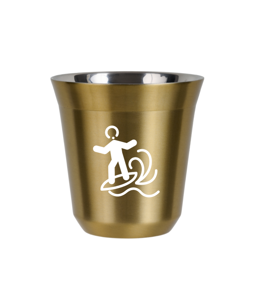 Kubek złoty 80 ml, WINDSURFING (biały) kubek termiczny na kawe | 65,00 zł Kubek złoty 80 ml, WINDSURFING (biały) kubek termiczny na kawe | 65,00 zł