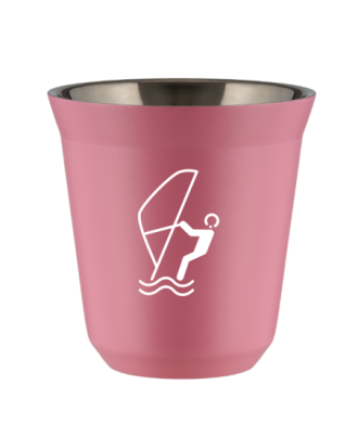 Kubek hot pink 80 ml, SPORTY WODNE (bialy) kubek termiczny na kawe | 65,00 zł
