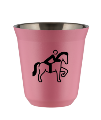 Kubek hot pink 80 ml, JEZDZIECTWO 2 (czarny) kubek termiczny na kawe | 65,00 zł