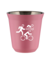 Kubek hot pink 80 ml, SPORTY (bialy) kubek termiczny na kawe | 65,00 zł