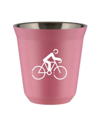 Kubek hot pink 80 ml, KOLARSTWO 3 (bialy) kubek termiczny na kawe | 65,00 zł