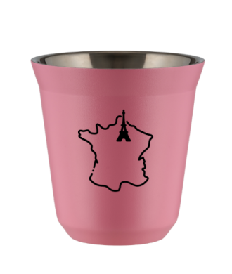 Kubek hot pink 80 ml, FRANCJA kubek termiczny na kawe | 65,00 zł
