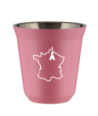 Kubek hot pink 80 ml, FRANCJA (bialy) kubek termiczny na kawe | 65,00 zł