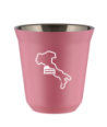 Kubek hot pink 80 ml, WLOCHY (bialy) kubek termiczny na kawe | 65,00 zł