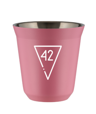 Kubek hot pink 80 ml, 42 (bialy) kubek termiczny na kawe | 65,00 zł