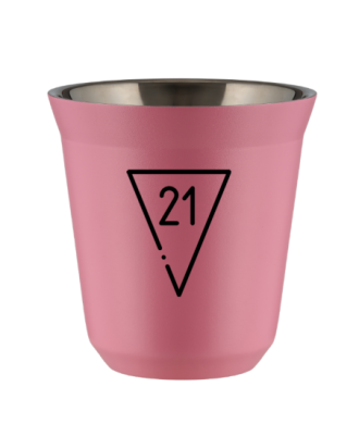 Kubek hot pink 80 ml, 21 kubek termiczny na kawe | 65,00 zł
