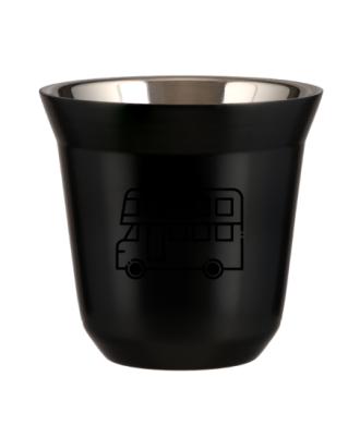Kubek czarny 150 ml, AUTOBUS kubek termiczny na kawe | 85,00 zł