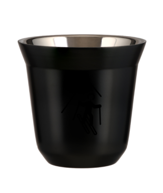 Kubek czarny 150 ml, NARCIARSTWO (czarny) kubek termiczny na kawe | 85,00 zł