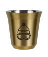 Kubek złoty 80 ml, CZAPKA (czarny) kubek termiczny na kawe | 65,00 zł