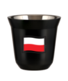 Kubek czarny 150 ml, FLAGA POLSKI (czarny) kubek termiczny na kawe | 85,00 zł