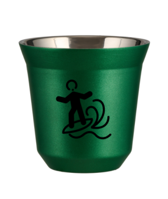 Kubek 150 ml ZIELONY METALIC "Windsurfing (czarny)" Kubek 150 ml ZIELONY METALIC "Windsurfing (czarny)"